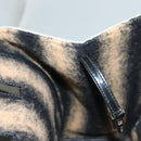 FENDI Tote Bag Wool Gray Silver Auth bs28290-20