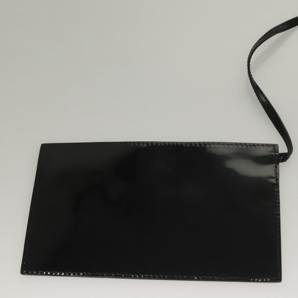 FENDI Tote Bag Wool Gray Silver Auth bs28290