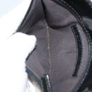 FENDI Tote Bag Wool Gray Silver Auth bs28290-24