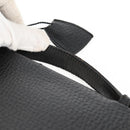 LOEWE Anagram Business Bag Leather Black Gold Auth bs28298-14