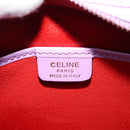 CELINE Hand Bag Enamel 2way Purple Silver Auth bs28304-18
