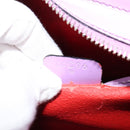 CELINE Hand Bag Enamel 2way Purple Silver Auth bs28304-12