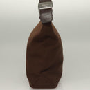 Salvatore Ferragamo Vala Shoulder Bag Canvas Brown Silver Auth bs28308-4