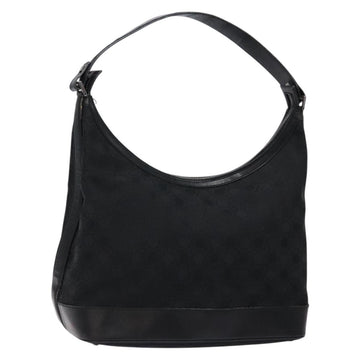 Salvatore Ferragamo Shoulder Bag Canvas Brown Silver Auth bs28312