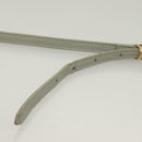 BALENCIAGA Hand Bag Leather 2way Gray Gold Auth bs28318-10