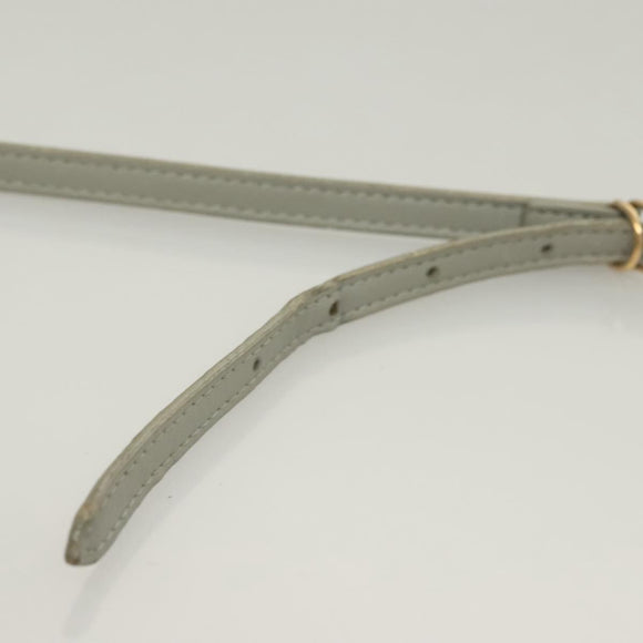 BALENCIAGA Hand Bag Leather 2way Gray Gold Auth bs28318