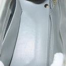BALENCIAGA Hand Bag Leather 2way Gray Gold Auth bs28318-11