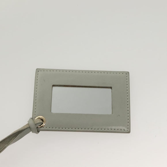 BALENCIAGA Hand Bag Leather 2way Gray Gold Auth bs28318