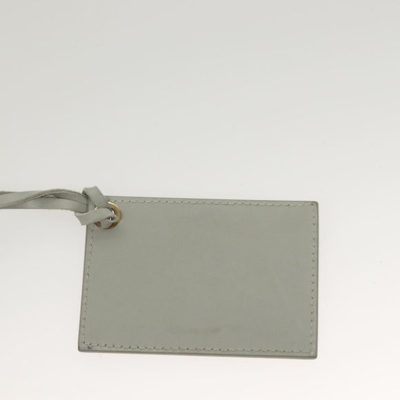 BALENCIAGA Hand Bag Leather 2way Gray Gold Auth bs28318