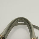 BALENCIAGA Hand Bag Leather 2way Gray Gold Auth bs28318-8