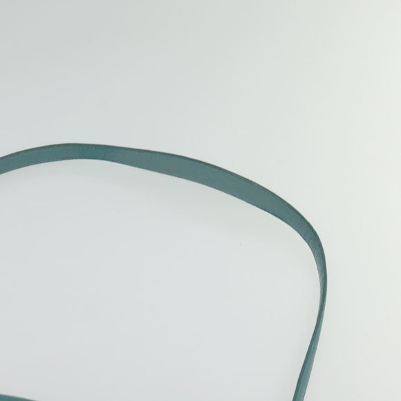 BALENCIAGA Hand Bag Leather 2way Blue Silver Auth bs28319