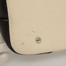 BURBERRY Tote Bag Canvas Leather White Silver Auth bs28323-10