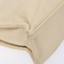 BURBERRY Blue Label Tote Bag Canvas Beige Silver Auth bs28326-14