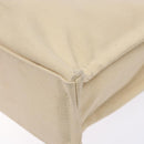 BURBERRY Blue Label Tote Bag Canvas Beige Silver Auth bs28326-15