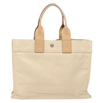 BURBERRY Blue Label Tote Bag Canvas Beige Silver Auth bs28326 - 0