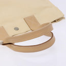 BURBERRY Blue Label Tote Bag Canvas Beige Silver Auth bs28326-7