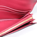 BURBERRY Chain Wallet Leather Pink Gold Auth bs28328-19