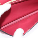 BURBERRY Chain Wallet Leather Pink Gold Auth bs28328-21