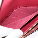 BURBERRY Chain Wallet Leather Pink Gold Auth bs28328-22