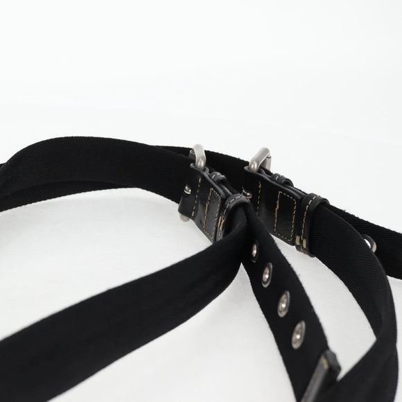 BURBERRY Nova Check Backpack Canvas Beige Silver Auth bs28329M