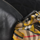 BURBERRY Nova Check Backpack Canvas Beige Silver Auth bs28329M-18