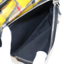 BURBERRY Nova Check Backpack Canvas Beige Silver Auth bs28329M-20