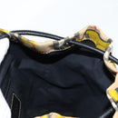 BURBERRY Nova Check Backpack Canvas Beige Silver Auth bs28329M-23