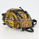 BURBERRY Nova Check Backpack Canvas Beige Silver Auth bs28329M-6