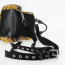 BURBERRY Nova Check Backpack Canvas Beige Silver Auth bs28329M-8