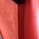 HERMES Sac Adepeche 40 Hand Bag Leather Bordeaux Gold Auth bs28333-22