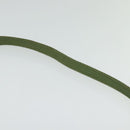 HERMES Shoulder Bag Leather Green Gold Auth bs28334-8