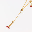 BALENCIAGA Necklace Metal Gold Auth bs28337-10
