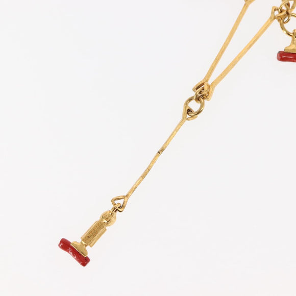 BALENCIAGA Necklace Metal Gold Auth bs28337