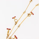 BALENCIAGA Necklace Metal Gold Auth bs28337-11