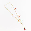 BALENCIAGA Necklace Metal Gold Auth bs28337-2