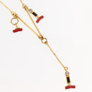BALENCIAGA Necklace Metal Gold Auth bs28337-3