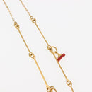 BALENCIAGA Necklace Metal Gold Auth bs28337-6