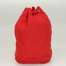 PRADA Pouch Nylon 2Set Red Black Auth bs28341-11