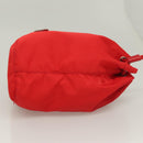 PRADA Pouch Nylon 2Set Red Black Auth bs28341-12