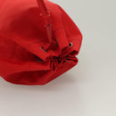 PRADA Pouch Nylon 2Set Red Black Auth bs28341-13