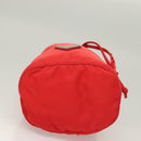 PRADA Pouch Nylon 2Set Red Black Auth bs28341-16
