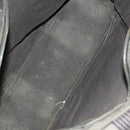 HERMES Her Line Tote Bag Canvas 2Set Gray Black Silver Auth bs28344-9