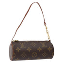 LOUIS VUITTON Monogram Papillon Pouch LV Auth bs28346-1