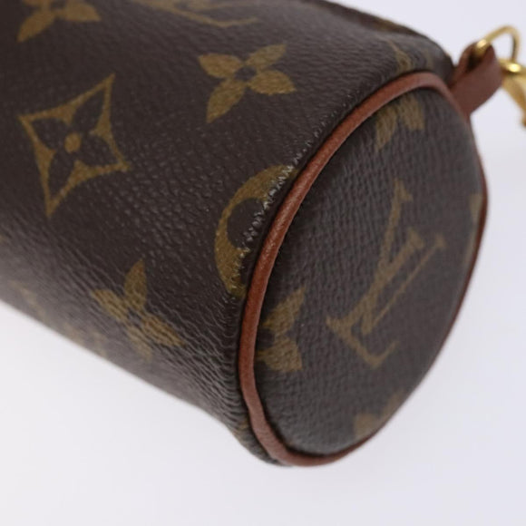 LOUIS VUITTON Monogram Papillon Pouch LV Auth bs28346