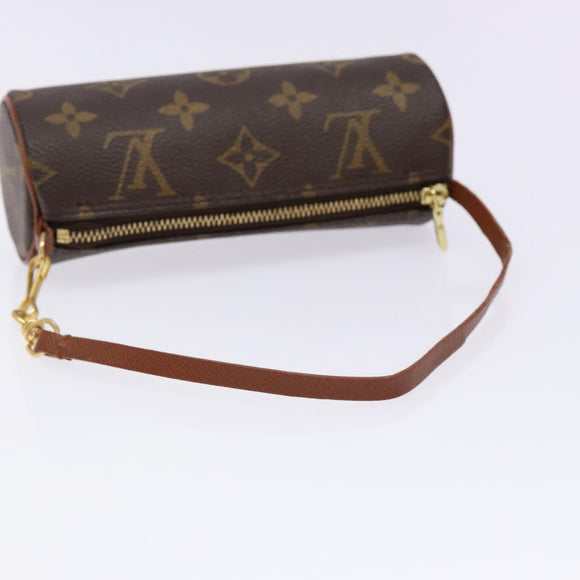 LOUIS VUITTON Monogram Papillon Pouch LV Auth bs28346