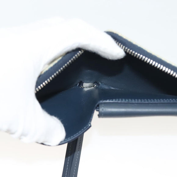 LOUIS VUITTON Monogram Watercolor Zippy Compact Wallet Blue M80461 Auth bs28348