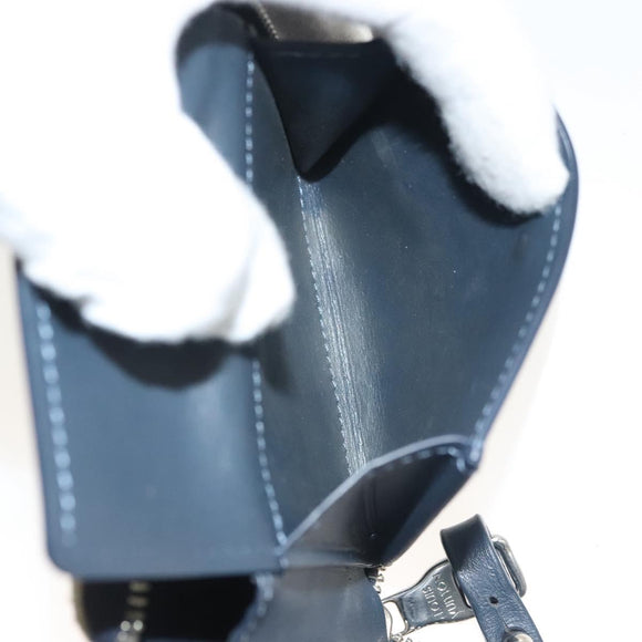 LOUIS VUITTON Monogram Watercolor Zippy Compact Wallet Blue M80461 Auth bs28348