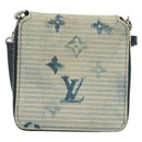 LOUIS VUITTON Monogram Watercolor Zippy Compact Wallet Blue M80461 Auth bs28348-13