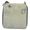 LOUIS VUITTON Monogram Watercolor Zippy Compact Wallet Blue M80461 Auth bs28348-2