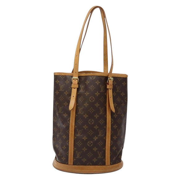 LOUIS VUITTON Monogram Bucket GM Shoulder Bag M42236 LV Auth bs28351